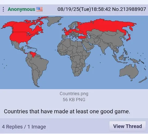 Countries That Made a Good Game