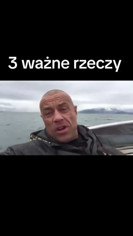 Trzy ważne rzeczy na łodzi