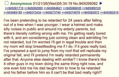 Pretending to Be Disabled for 24 Years