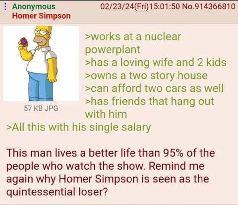 Homer Simpson's Better Life