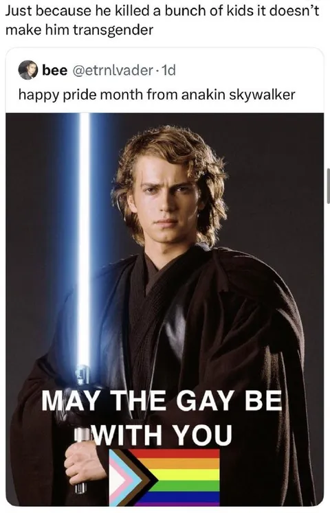 Anakin Skywalker Pride Month