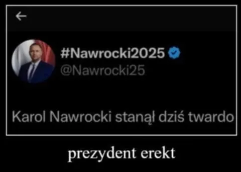 Karol Nawrocki stanął twardo