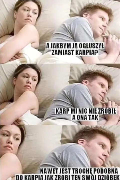 Żona podobna do karpia