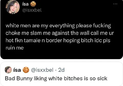 Bad Bunny Liking White Girls