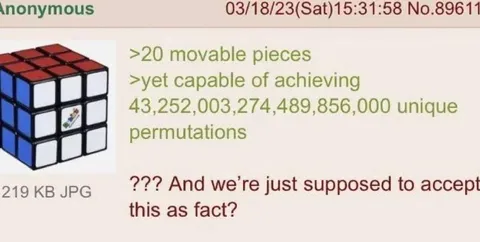 Rubik's Cube Impossible Math