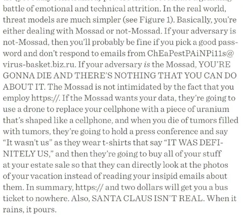Mossad Technical Attrition Rant