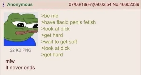 Flaccid Penis Fetish Never Ends