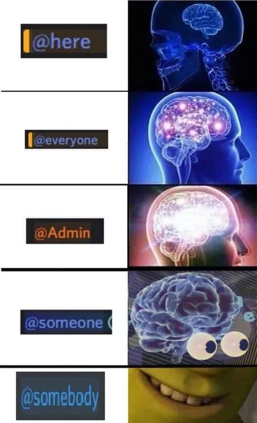 Expanding Brain Discord Mentions
