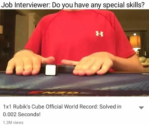 1x1 Rubik's Cube World Record