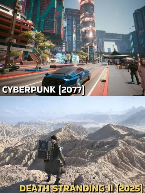 Cyberpunk Versus Death Stranding