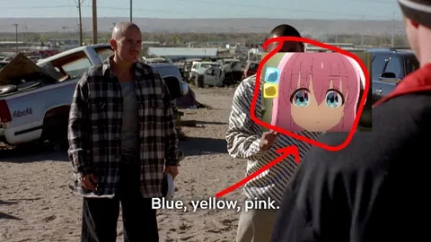 Blue Yellow Pink Color Reaction