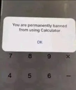 Banned From Using Calculator