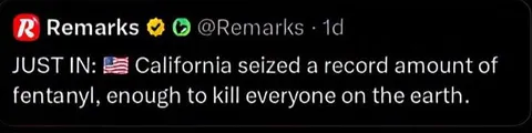 California Fentanyl Seizure
