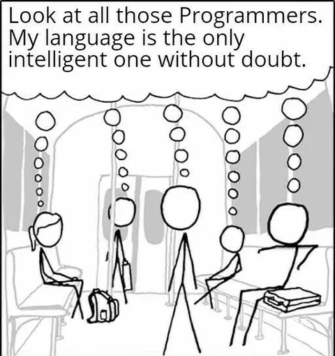 My Language Is the Only Intelligent One