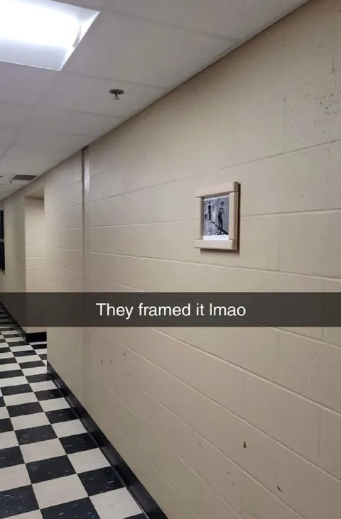 They Framed It Lmao