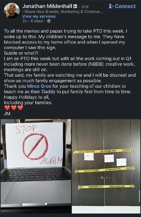 Parents Taking PTO This Week