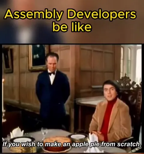 Assembly Developers Invent the Universe
