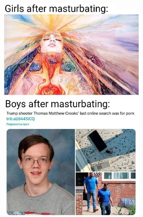 Girls and Boys After Masturbating