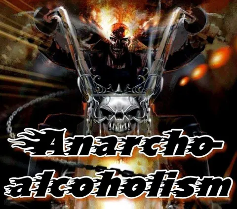Anarcho-Nihilism Skull Rider