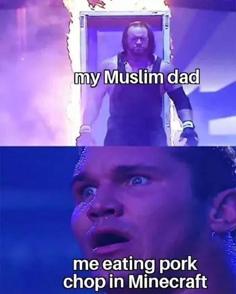 Muslim Dad Catches Me Eating Pork
