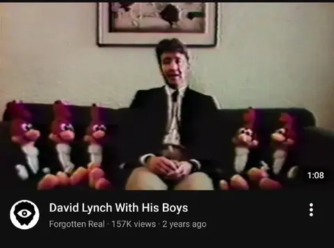 David Lynch With His Boys