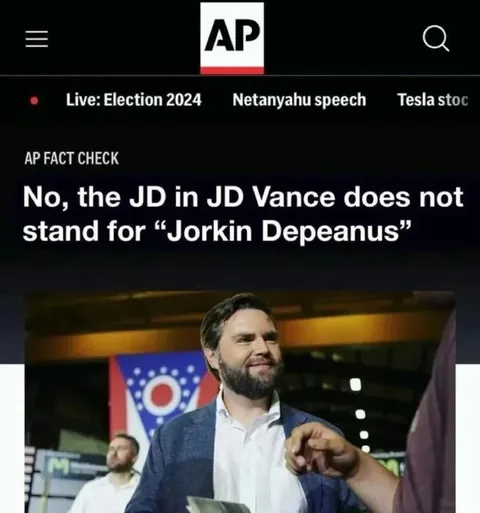 JD Vance Joke Fact Check