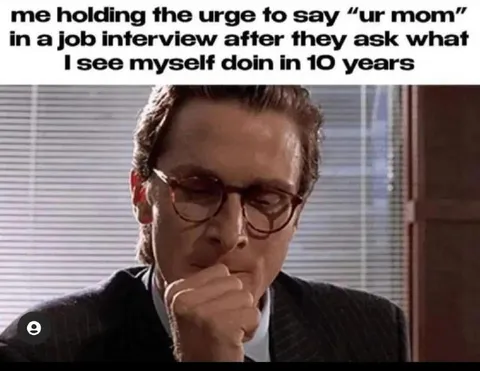 Patrick Bateman Holds Back Ur Mom