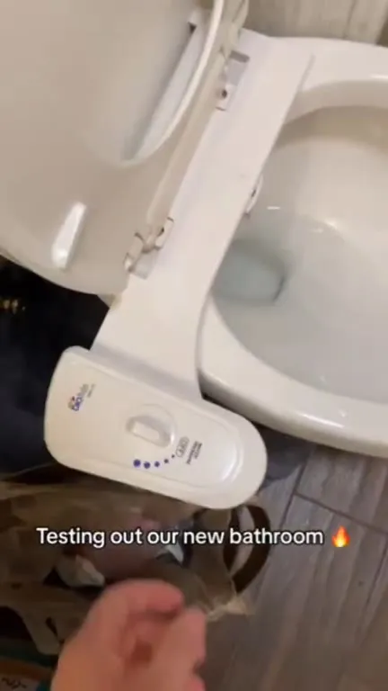 Testing the New Bathroom