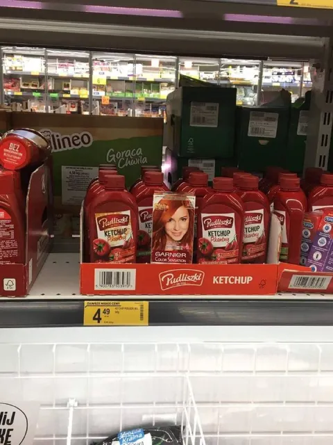 Ketchup zamiast farby do włosów
