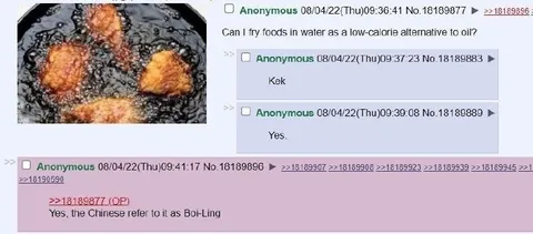 Frying Food in Water