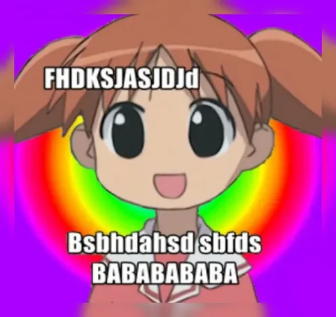 Anime Girl Screaming Gibberish