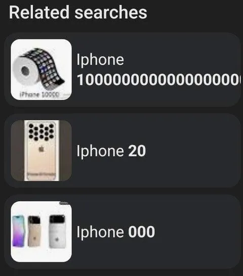 iPhone Related Searches