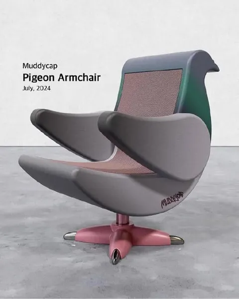 Pigeon-Shaped Armchair