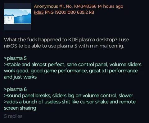 KDE Plasma 5 vs Plasma 6