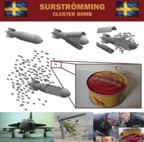 Surströmming Cluster Bomb