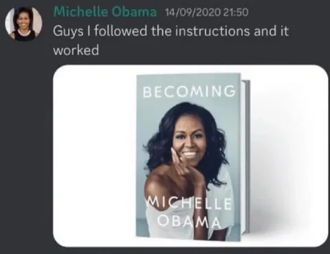 Michelle Obama Followed the Instructions