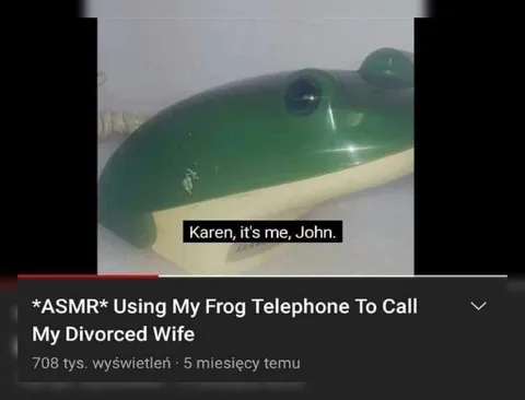 Frog Telephone Calls Divorced Wife