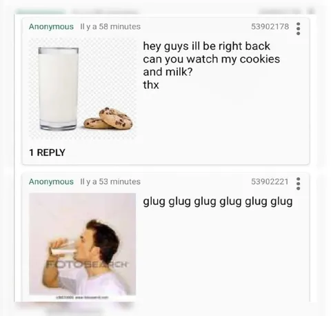 Watch My Cookies and Milk
