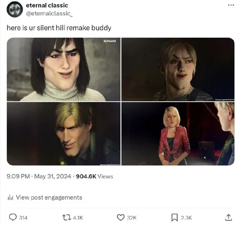 Silent Hill Remake Faces