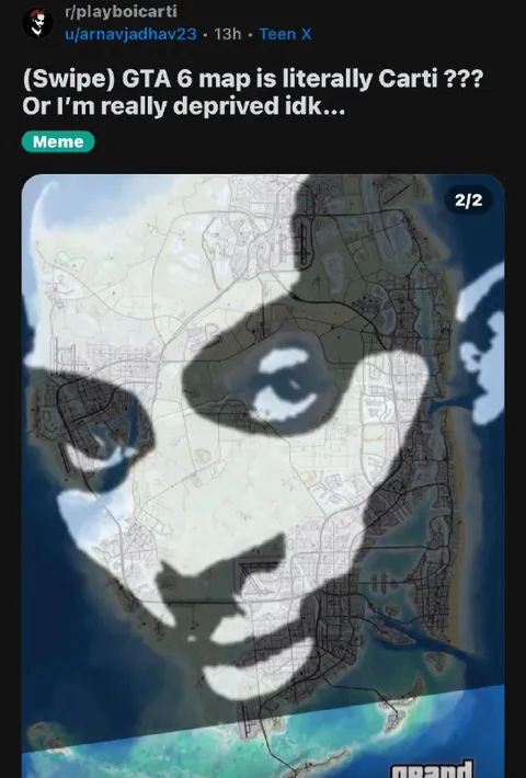 GTA 6 Map Looks Like Carti