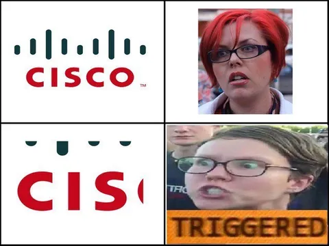 Cisco Logo Gets Triggered