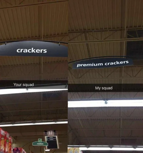 Your Squad vs My Squad Crackers