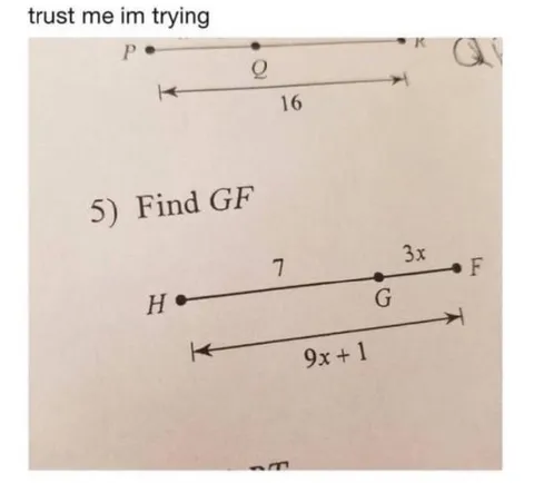Trust Me, I'm Trying Geometry