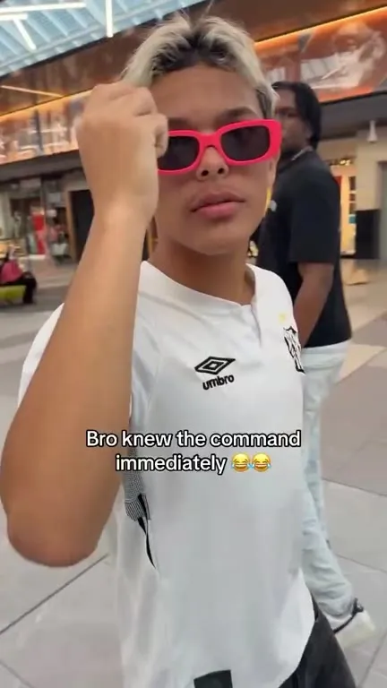 Bro Knew the Command Immediately