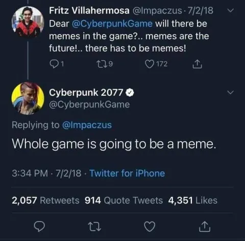 Whole Game Will Be a Meme