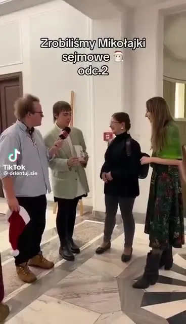 Sejmowe Mikołajki z Agnieszką
