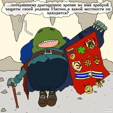 Потерявший зрение защитник родины