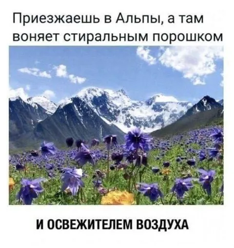 Альпы с запахом порошка