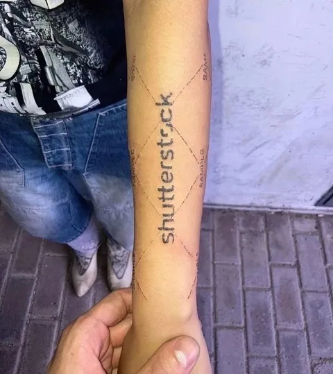 Sinterstick tattoo