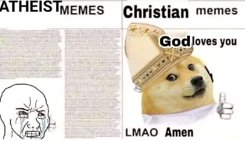 Atheist Memes vs Christian Memes